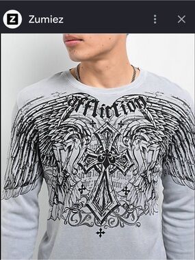 Affliction Dark Attack Thermal Size M